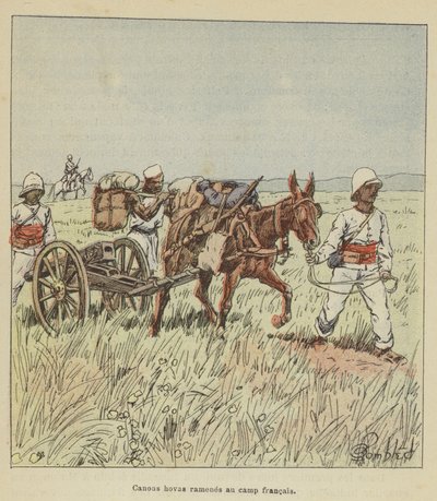 Cannons hovas带回了法国营地 作者 在路易斯·查尔斯·轰炸之后