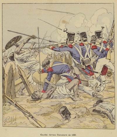 1829年与塔马塔夫战斗 作者 在路易斯·查尔斯·轰炸之后