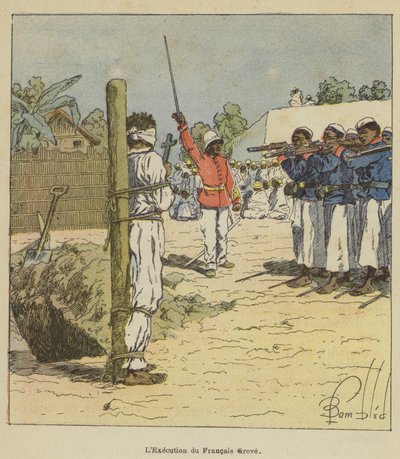 Lexecution du Francais Greve 作者 在路易斯·查尔斯·轰炸之后