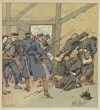 Fouilhade指挥官对Villejouan的袭击 作者 在路易斯·查尔斯·轰炸之后