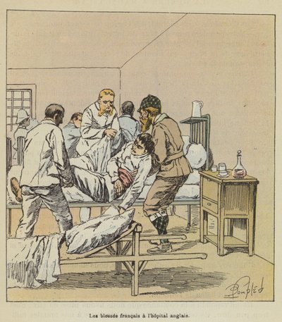 法国人在英国医院受伤 作者 after Louis Charles Bombled