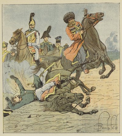 8月26日，1813年，德累斯顿的莫罗之死 作者 在路易斯·查尔斯·轰炸之后