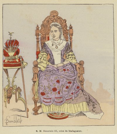 SM Ranavalo III，纯马达加斯加 作者 在路易斯·查尔斯·轰炸之后