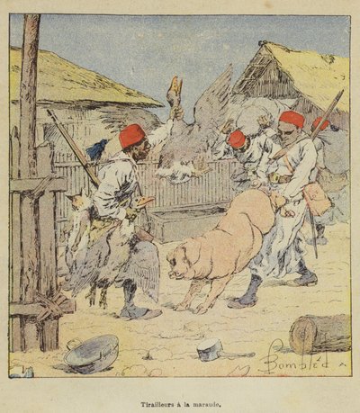 Maraud的散兵运动员 作者 在路易斯·查尔斯·轰炸之后
