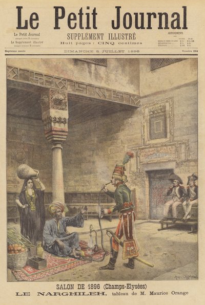 Le Narghileh（水烟） 作者 在莫里斯·亨利·橙之后