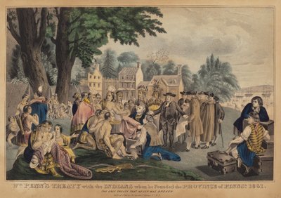 Wm.Penn在建立宾夕法尼亚州时与印第安人签订的条约.1661:唯一从未被破坏的条约 作者 在拿破仑萨罗尼之后