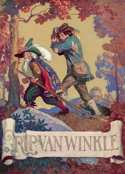 封面图为Rip Van Winkle 作者 在纽威尔·惠斯