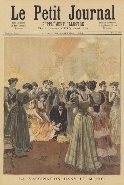 女人接种天花疫苗 作者 在Oswaldo Tofani之后