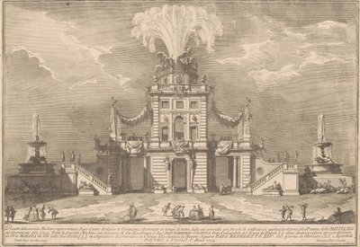1755年为奇纳河建造的第二座建筑：皇家狩猎小屋 作者 继保罗·波西·朱塞佩·瓦西之后
