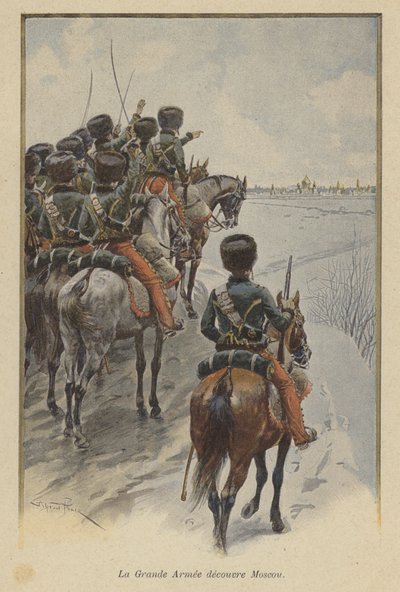 拿破仑格兰德阿梅在1812年到达莫斯科之前 作者 巴黎之后
