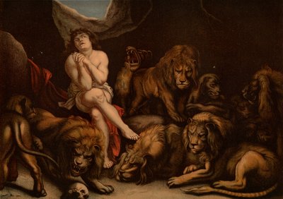 丹尼尔在狮子会 作者 after Peter Paul Rubens