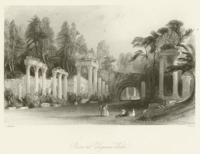 弗吉尼亚水的废墟 作者 after Thomas Allom
