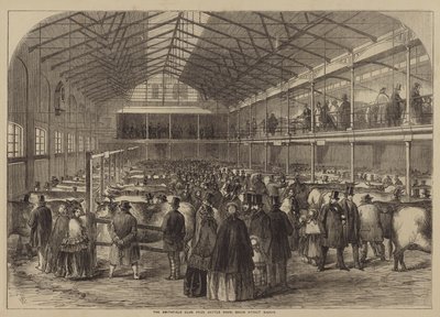 史密斯菲尔德俱乐部奖牛展，贝克街集市 作者 after Thomas Harrington Wilson