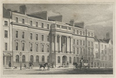Furnivals Inn Holborn，1825 作者 牧羊人之后的托马斯·霍斯默