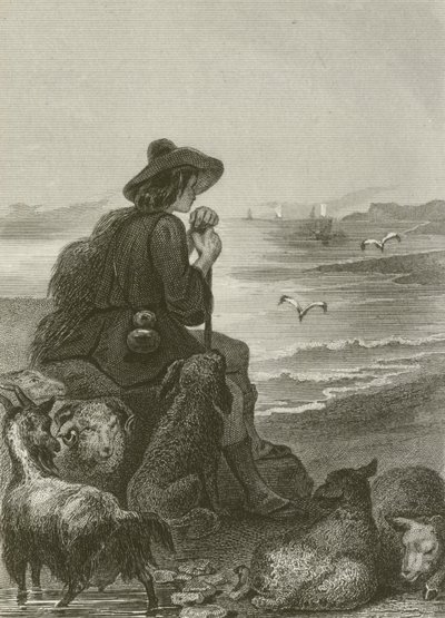 牧羊人和海 作者 after Tony Johannot