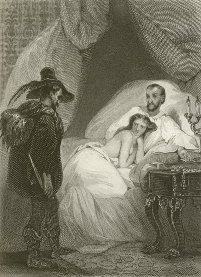 丈夫，妻子和小偷 作者 after Tony Johannot