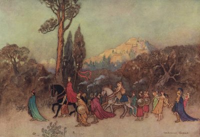 Geoffrey Chaucer，骑士故事 作者 在沃里克·戈布尔之后
