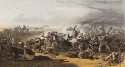 Prestonpans领域，加德纳上校之死（chromolitho） 作者 在威廉·艾伦之后