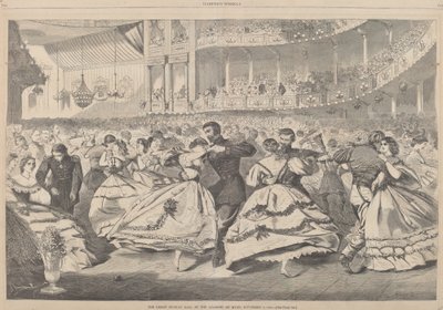 1863年11月5日在音乐学院举办的俄罗斯大舞会 作者 在温斯洛荷马之后