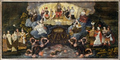 法语：1680 年 3 月 7 日王储与巴伐利亚玛丽-安娜婚礼上的寓言故事 作者 匿名的