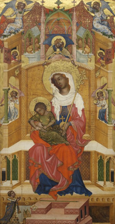 德语：带着孩子的圣母玛利亚（Glatzer Madonna） 格拉茨圣母（Glatz Madonna 作者 匿名的