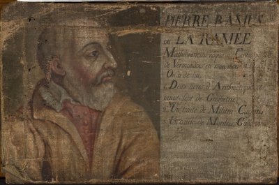 数学家 Petrus Ramus 的肖像 作者 匿名的