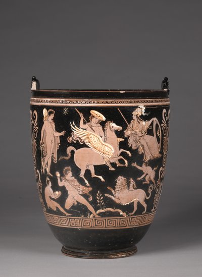 阿普利亚的Situla，约公元前350年。 作者 归因于。都柏林情景小组