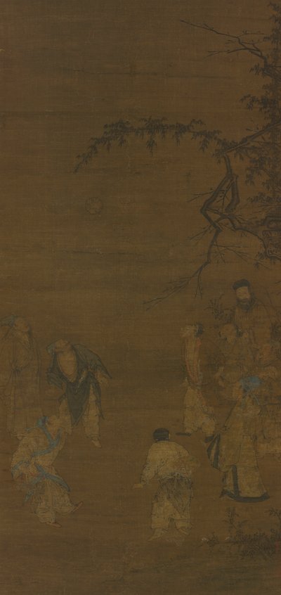 足球运动员 作者 归功于马远