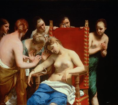 克娄巴特拉之死 作者 叫做Guido Canlassi Guido Cagnacci
