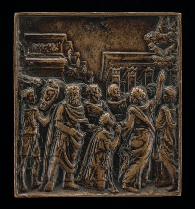 奥古斯都和西庇罗人 作者 叫 Riccio Andrea Briosco