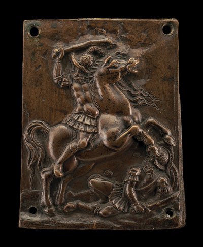 骑士和步兵 作者 叫 Riccio Andrea Briosco