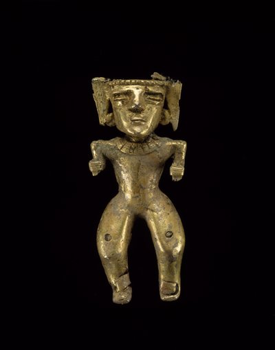 站立图，公元200-1600年（金） 作者 文明昆巴亚