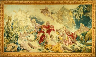 里纳尔多之梦 作者 design and cartoon by François Boucher; woven under the direction of Jean Baptiste Oudry and Nicolas Besnier at