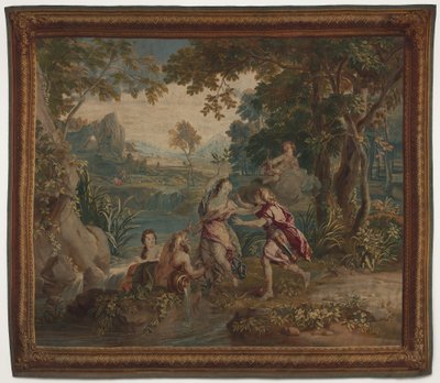 阿波罗和达芙妮 作者 由 Charles de La Fosse 设计； Zeger Jacob van Helmont 的卡通画