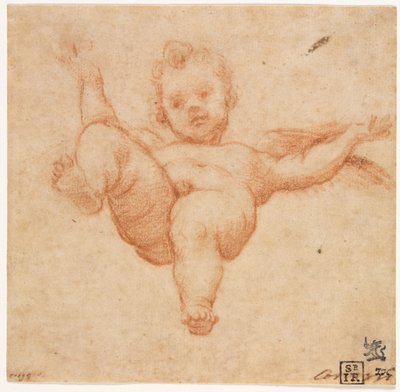 飞翔的丘比特 作者 follower of Annibale Carracci
