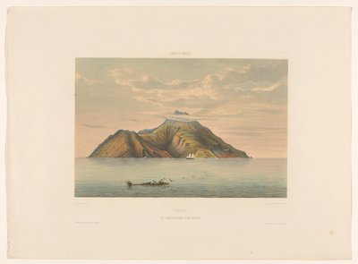 萨巴
萨巴岛西面 2 英里处。(物体上的标题） 作者 jonkheer Jacob Eduard van Heemskerck