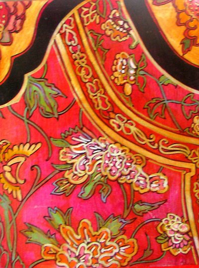 中式外套正面，2012 年（混合媒介） 作者 琳达·亚瑟（Linda Arthur）