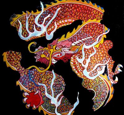 龙，2013 年（混合媒介） 作者 琳达·亚瑟（Linda Arthur）