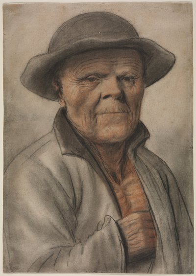 老人肖像 作者 尼古拉斯·拉格诺的举止