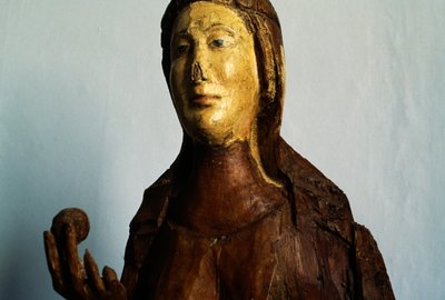 女性形象，木制雕像 作者 未知未知