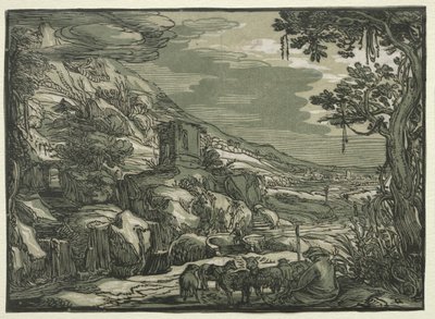 阿卡迪亚景观 作者 可能在 Esaias van de Velde 之后