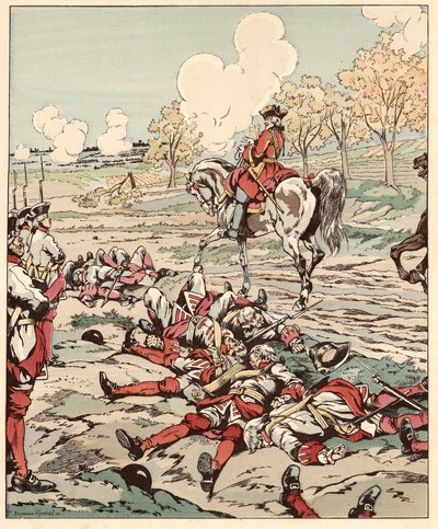 大炮？嗯...它能杀人，这里有圣佩恩（Saint-Pern）在七年战争期间的1759年明登战役中，敌军的枪炮屠杀了手榴弹兵之后，宣读了他手中的鼻烟的所有话语，以恢复勇气的t 作者 Onfray de Breville Jacques Job的化名