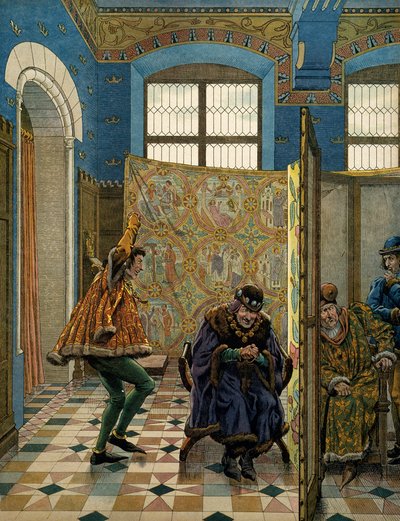 中世纪法国历史（Middle Ages）：在法国国王路易十一说谨慎（1423-1483）之前，圣波尔的一位绅士取笑英国国王（他的盟友） 爱德华四世的使者来见L 作者 Onfray de Breville Jacques Job的化名