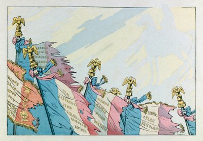 Jacques Marie Gaston Onfray de Breville dit JOB (1858 - 1931)； 《法兰西重剑》一书中的插图：拿破仑的鹰； 科尔，部分 作者 Onfray de Breville Jacques Job的化名