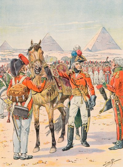 雅克-玛丽-加斯顿-昂弗洛伊-德-布雷维尔（Jacques Marie Gaston Onfroy de Breville dit JOB）（1858-1931）--法国部队一直持有。在埃及的第9个半战斗旅，私人收藏 作者 pseudonym for Onfray de Breville Jacques Job