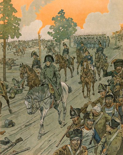 Jacques Marie Gaston Onfroy de Breville dit JOB (1858-1931) - 比利时历史：战役之夜的滑铁卢（6 月 18 日） 作者 Onfray de Breville Jacques Job的化名