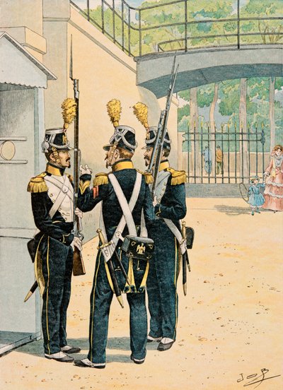 Jacques Marie Gaston Onfroy de Breville dit JOB (1858-1931) - 任何时候法国军队的装备：Voltigeurs de la Garde Imperiale，私人收藏 作者 Onfray de Breville Jacques Job的化名
