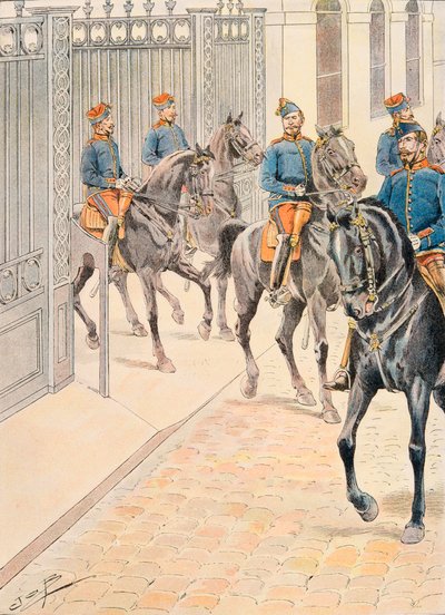 Jacques Marie Gaston Onfroy de Breville dit JOB (1858-1931) - 任何时候法国军队的装备：百人队（第二帝国），私人收藏 作者 Onfray de Breville Jacques Job的化名