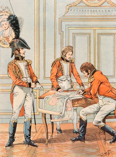 Jacques Marie Gaston Onfroy de Breville dit JOB (1858-1931) - 任何时候法国军队的装备：Connetable Louis Alexandre Berthier 副营的助手（1753-1815），纳沙泰尔王子，少将，私人收藏 作者 Onfray de Breville Jacques Job的化名