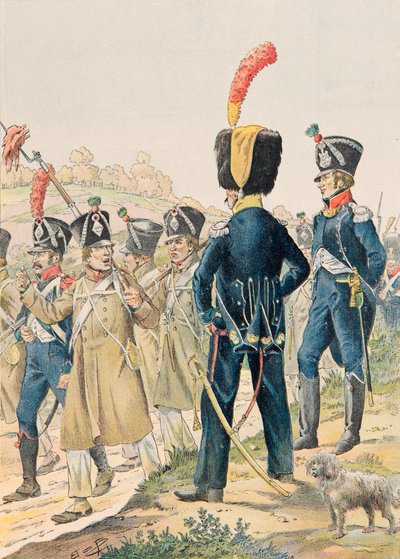 Jacques Marie Gaston Onfroy de Breville dit JOB (1858-1931) - 任何时候法国军队的装备：第一帝国下的 Voltigeurs 和轻步兵猎人军官，私人收藏 作者 pseudonym for Onfray de Breville Jacques Job